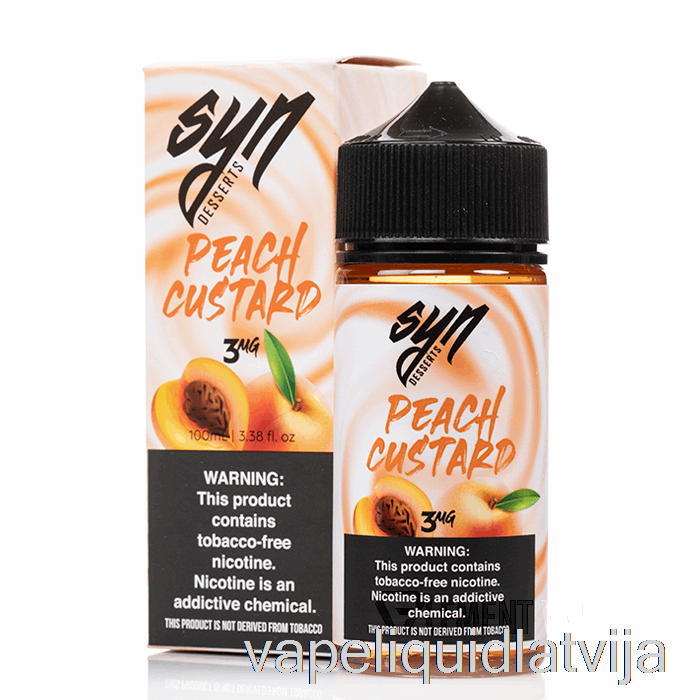 Persiku Olu Krēms - Sin šķidrums - 100ml 0mg Vape šķidrums